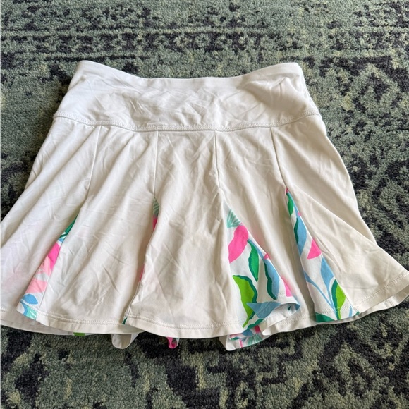XXS NWOT Lilly Pulitzer Tennis Preppy White Resort Print Cassata Pleated Skort - Picture 6 of 8